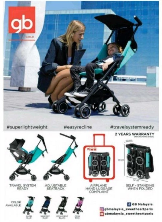 gb pockit plus travel system